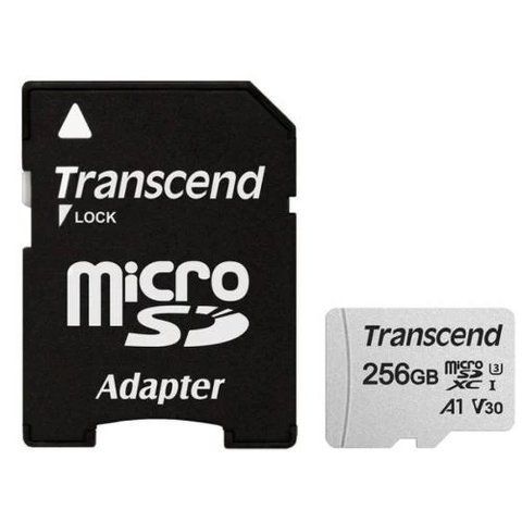 Карта пам'яті microSDXC, 256Gb, Transcend 300S, SD адаптер (TS256GUSD300S-A) 180383 фото