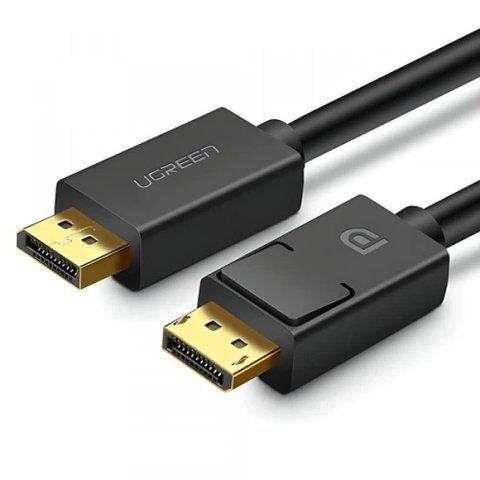 Кабель DisplayPort (M) - DisplayPort (M), 3 м, Black, Ugreen DP102, V1.2, 4K / 60 Гц (10212) 326084 фото