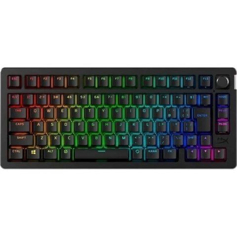 Клавіатура бездротова HyperX Alloy Rise 75key, Black (91Y91AA) 319731 фото