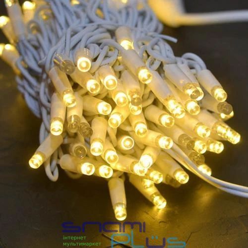 Гірлянда вулична світлодіодна ColorWay, White (теплий), 100LED, 10м, 220V (CW-GO-100L10WW) 235946 фото