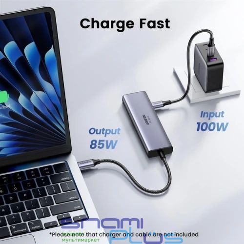 Хаб USB Ugreen CM511, Grey (35999) 318521 фото