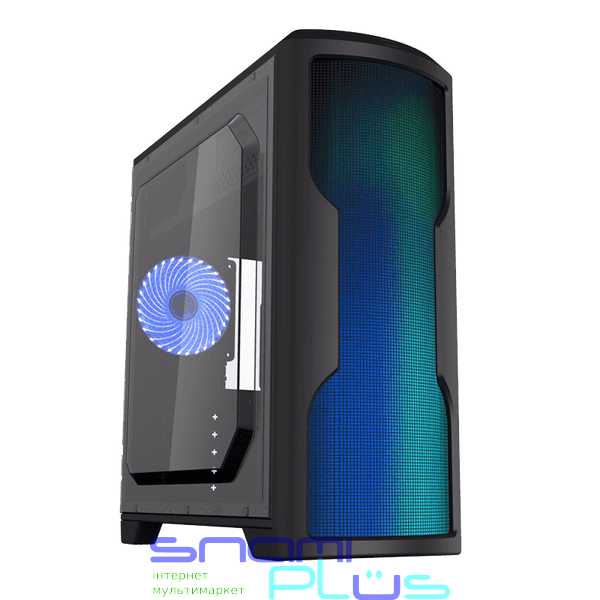 Корпус GameMax Matrix G562 Black, без БП, Mid Tower, ATX / Micro ATX / Mini ITX, 1хUSB 3.0, 2хUSB 2.0, 1x120 мм LED, 412x180x435 мм, 0.5 мм, 3.9 кг 214734 фото