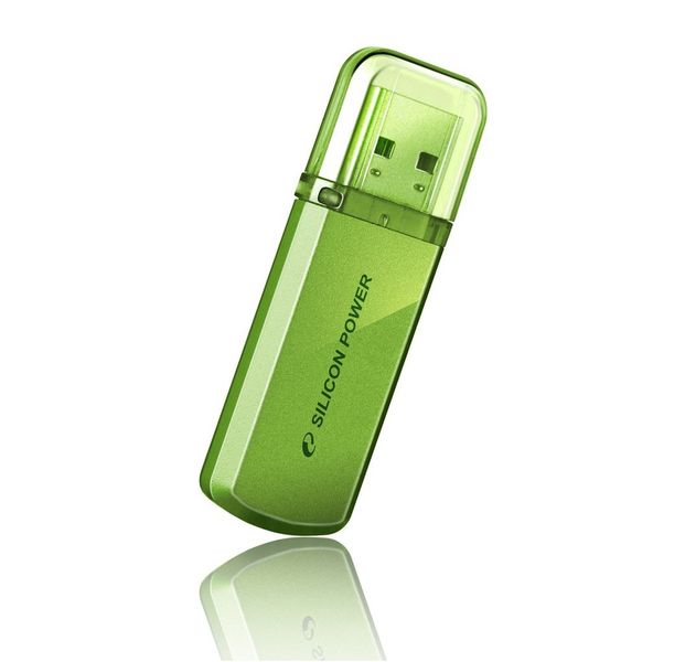 USB Flash Drive 32Gb Silicon Power Helios 101 Green / 20/10Mbps / SP032GBUF2101V1N 43130 фото