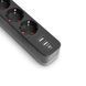 Фильтр сетевой Videx "Oncord", 3 розетки, 3 м, Black, 1xType-C / 2xUSB (VF-PD33G2U1C-B) 304910 фото 6