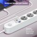 Фільтр мережевий ColorWay, 4 розетки, 2 м, White, 2xType-C / 2xUSB (CW-CHE44PDW) 328050 фото 4