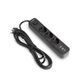 Фильтр сетевой Videx "Oncord", 3 розетки, 3 м, Black, 1xType-C / 2xUSB (VF-PD33G2U1C-B) 304910 фото 1