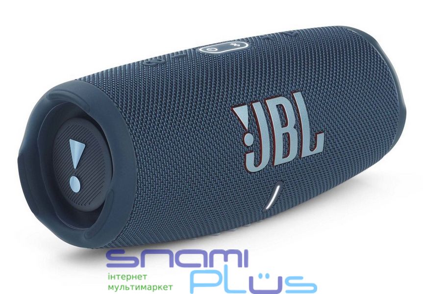 Колонка портативная 2.0 JBL Charge 5, Dark Blue, 40 Вт (30Вт + 10Вт), Bluetooth 5.1, IP67, технология 'PartyBoost', USB Type-C, аккумулятор 7500 mAh (JBLCHARGE5BLU) 223256 фото