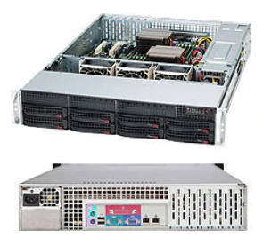 Корпус для сервера SuperMicro SuperChassis 825TQC-600LPB, Black, 600W, 2U, E-ATX (12'x13') / ATX (12'x10') (CSE-825TQC-600LPB) 200828 фото