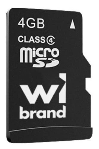 Карта пам'яті microSDHC, 4Gb, Wibrand, Class4, без адаптера (WICDC4/4GB) 286557 фото