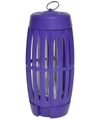 Знищувач комах Hilton MK-1924, Purple, 4х5W, площа дії 30 м2, УФ-LED-лампа А-спектру, ресурс ламп 16000 годин, пластик, 105х105х220 мм 248262 фото