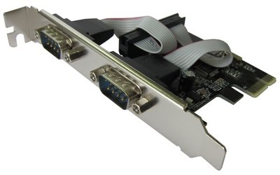 Контролер PCI-Express X1 - Dynamode RS232 (COM) 2 канали чіпсет WCH 382 PCI-E (RS232-2port-PCIE) 205572 фото
