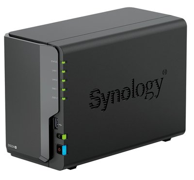 Мережеве сховище Synology DiskStation DS224+, Black, 2Gb DDR4, 2x3.5'/2.5' SATA, 2xGBe LAN, 2xUSB 3.2, 165x108x233 мм, 1.3 кг 272674 фото
