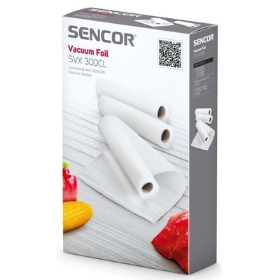 Плівка для вакуумування Sencor SVX 320CL, 3 рулони, ширина 280мм 251504 фото