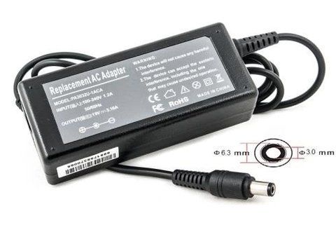 Блок живлення PowerPlant для ноутбуків Toshiba 19V, 3.16A, 60W, 6.3x3.0 (TO60F6330) 244793 фото
