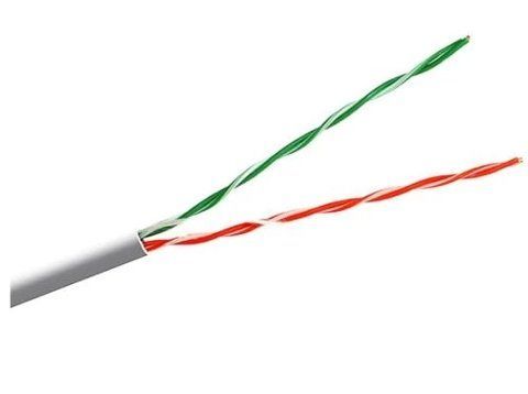 Кабель UTP, CCA, для внутренней прокладки, 2x2x0,50 мм, Atcom Standard, бухта 305 м (7944) 148749 фото