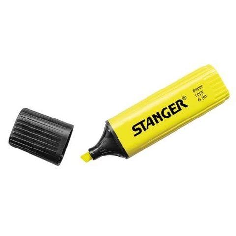 Маркер текстовий Stanger, Yellow, 1-5 мм, 10 шт (180001000) 248097 фото