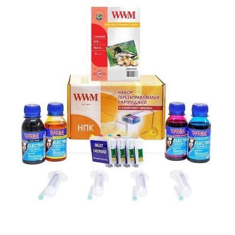 НПК WWM Epson Stylus C79, CX3900/4900/5900/7300/8300/9300, 4x100 мл чорнил ELECTRA (RC.T073NU) 122125 фото