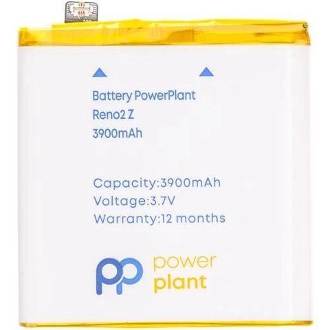 Акумулятор OPPO Reno2 Z, PowerPlant, 3900 mAh (SM130481) 244682 фото