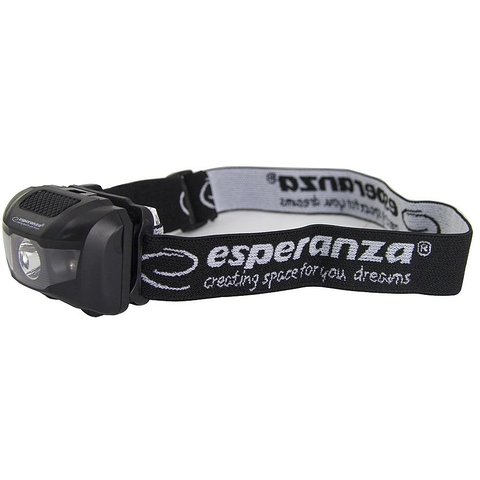 Ліхтар налобний Esperanza EOT036 Antlia, Black, 150 Лм, світлодіод XPE LED, 2 червоні світлодіоди, макс. дальність: до 100 м, 3 режими освітлення, 3xAAA 245177 фото