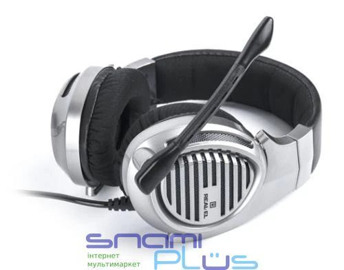 Навушники REAL-EL GDX-7670, Black/Gray (GDX-7670) 193006 фото