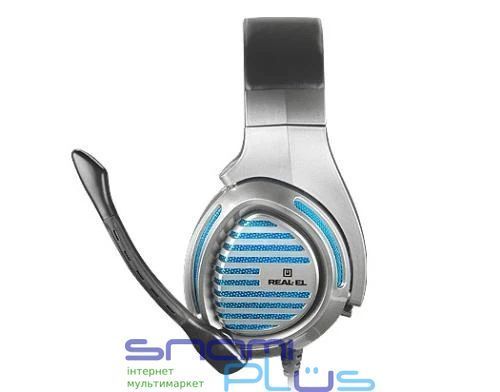 Навушники REAL-EL GDX-7670, Black/Gray (GDX-7670) 193006 фото