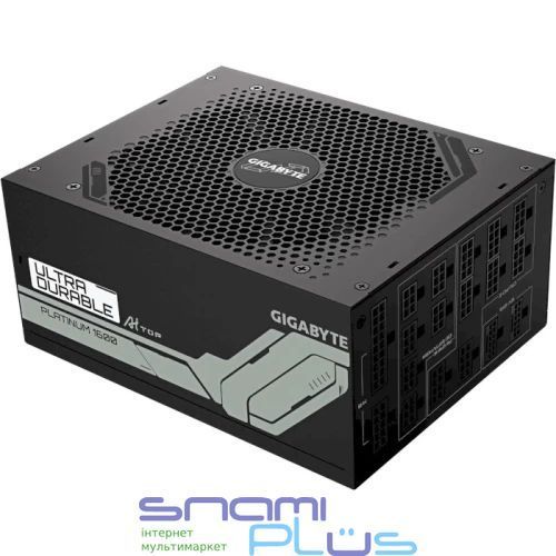 Блок живлення 1600 Вт, Gigabyte UD1600PM PG5 AI TOP, Black 296255 фото