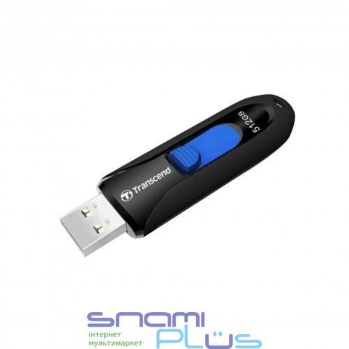 Флеш накопичувач USB 512Gb Transcend JetFlash 790, Black, USB 3.1 Gen 1 (TS512GJF790K) 245783 фото