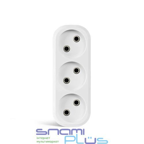 Разветвитель сетевой Titanum, 3 розетки, White, 10А, IP20 (ТF-MR310-W) 318067 фото