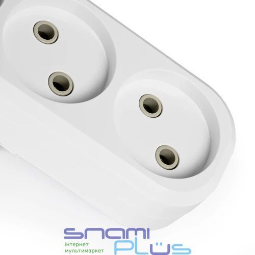 Разветвитель сетевой Titanum, 3 розетки, White, 10А, IP20 (ТF-MR310-W) 318067 фото