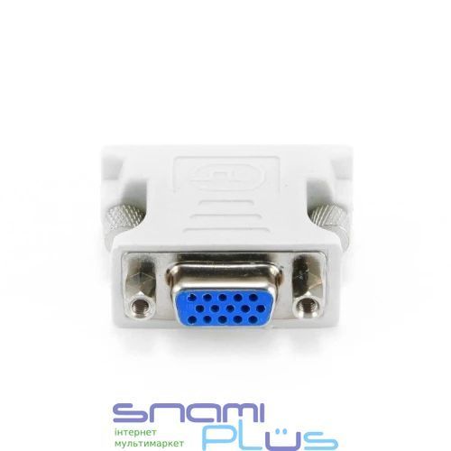 Перехідник DVI-I (M) - VGA (F), Cablexpert, White (A-DVI-VGA) 206905 фото