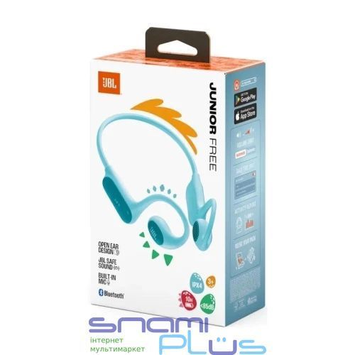 Навушники бездротові JBL Junior Free, Teal (JBLJRFREETEL) 322776 фото