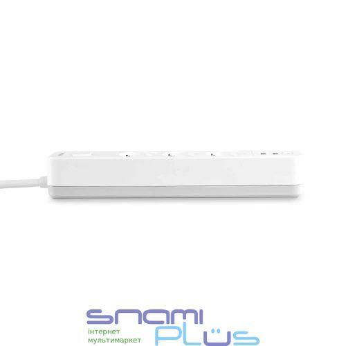 Фильтр сетевой Videx "Oncord", 3 розетки, 3 м, White, 1xType-C / 2xUSB (VF-PD33G2U1C-W) 304911 фото