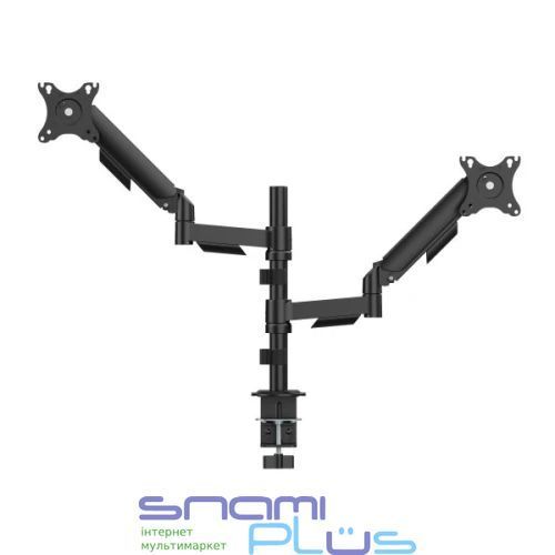 Кронштейн настольный для двух мониторов 13-27" Gembird, Black (MA-DA2P-02) 328681 фото