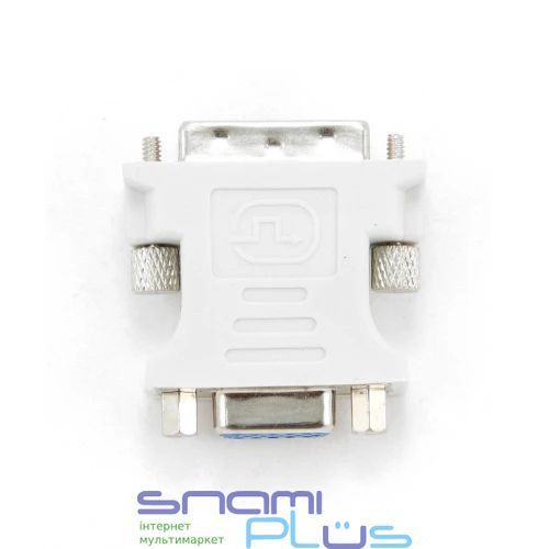 Перехідник DVI-I (M) - VGA (F), Cablexpert, White (A-DVI-VGA) 206905 фото