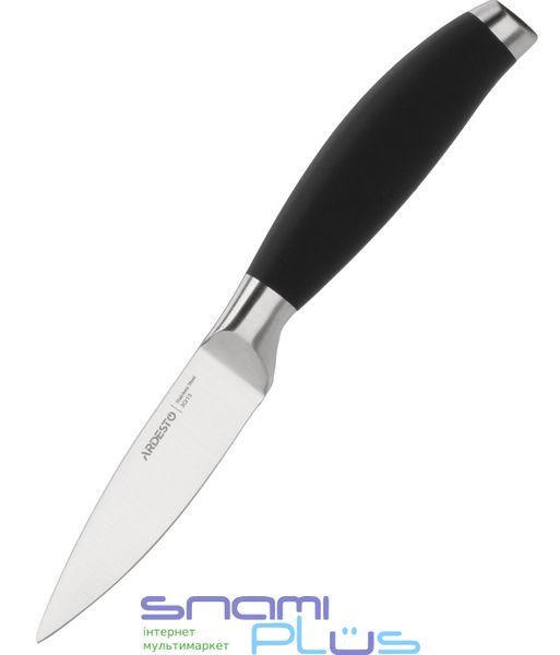 Нож кухонный Ardesto Gemini AR2135SP, Steel, длина лезвия 8.9см, для овощей и для чистки, материал лезвия нержавеющая сталь, материал рукоятки пластик, нельзя мыть в посудомоечной машине 261383 фото