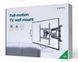 Настінне кріплення LCD/Plasma TV 32-75" Gembird WM-75ST-01 чорне, навантаження: до 45 кг 274726 фото 5