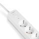 Фильтр сетевой Videx "Oncord", 3 розетки, 3 м, White, 1xType-C / 2xUSB (VF-PD33G2U1C-W) 304911 фото 6