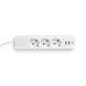 Фильтр сетевой Videx "Oncord", 3 розетки, 3 м, White, 1xType-C / 2xUSB (VF-PD33G2U1C-W) 304911 фото 4