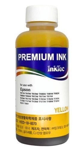 Чорнило InkTec Epson E0010, Yellow, 100 мл, водорозчинне (E0010-100MY) 26346 фото