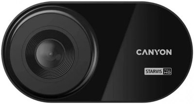 Автомобільний відеореєстратор Canyon DVR10, Black, WiFi, 1920x1080 (Sony IMX307, 30 fps), кут огляду 140°, 3' (640x360, IPS), microSDXC, Type-C (CND-DVR10) 278180 фото