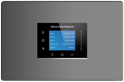 IP-АТС Grandstream UCM6302, Gray, до 1000 користувачів, 2xFXO порту, 2xFXS порту, 3xGLan, NAT маршрутизатор, 270 x 175 x 36 мм 225421 фото