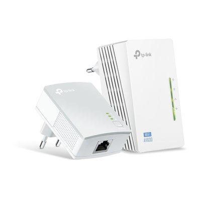 Адаптер TP-Link TL-WPA4220, White, 2 шт, WiFi (2.4 GHz до 300 Мбіт/с), AV600 (до 600 Мбіт/с), 2 x гігабітний Ethernet-порт, до 300 м 156318 фото