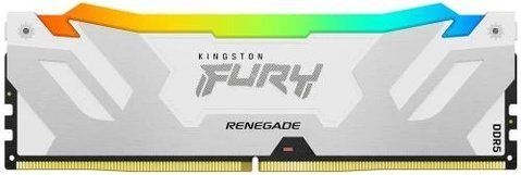 Память 32Gb DDR5, 6400 MHz, Kingston Fury Renegade RGB, White/Silver (KF564C32RWA-32) 279560 фото