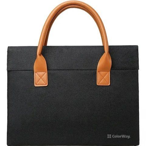 Сумка для ноутбука 15.6" ColorWay Stylish, Black (CW-LBS156-BK) 328052 фото