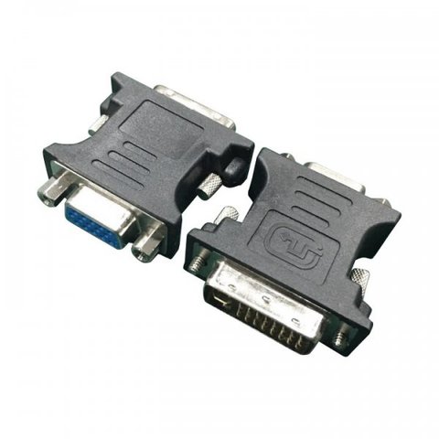Адаптер DVI (M) - VGA (F), Cablexpert, Black (A-DVI-VGA-BK) 206906 фото
