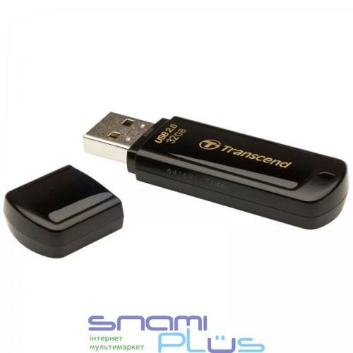 Флеш накопичувач USB 32Gb Transcend JetFlash 350, Black, USB 2.0 (TS32GJF350) 57092 фото