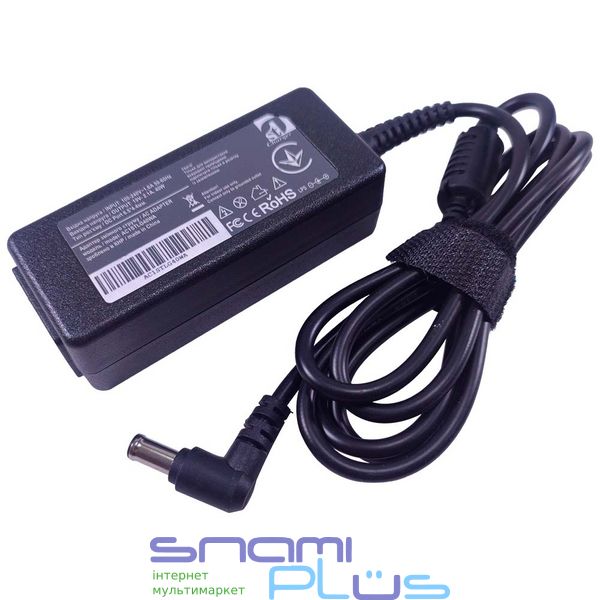 Блок питания 1StCharger для ноутбукив LG 40W(19V/2.1A) 6.5x4.4 силовой кабель Retail BOX 251457 фото