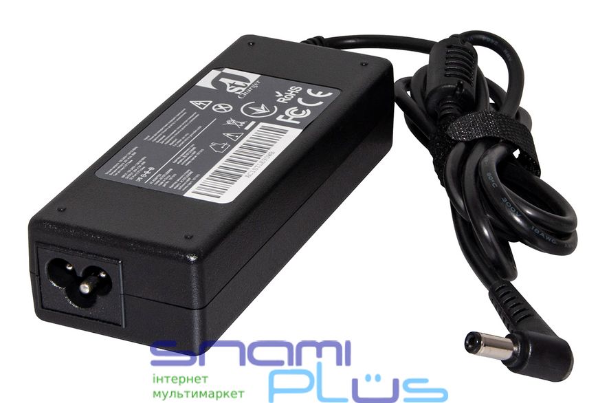 Блок питания для ноутбуков 1stCharger Lenovo 90W(20V/4.5A) 5.5x2.5 силовий кабель (AC1STLE90WB) 220501 фото