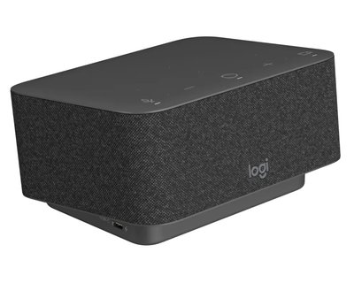 Док-станція Logitech Logi Dock (UC version), Graphite, Bluetooth, спікерфон (шість мікрофонів з формуванням променя, які чітко вловлюють ваш голос), 1xHDMI, 1xDP, 2xUSB 3.1, 3xType-C 3.1 (986-000024) 277056 фото