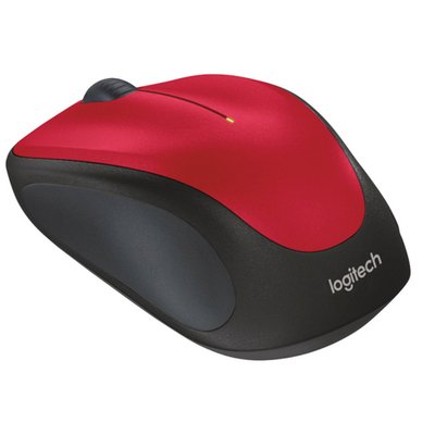 Миша Logitech M235, Red/Black, USB, бездротова, оптична, 1000 dpi, 3 кнопки, 1xAA (910-002496) 35446 фото
